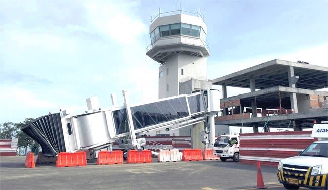 FOTO REFERENCIAL - Aeropuerto Internacional Simón Bolívar de Santa Marta (SMR). Foto: Twitter SMR (@AeroSantaMarta).