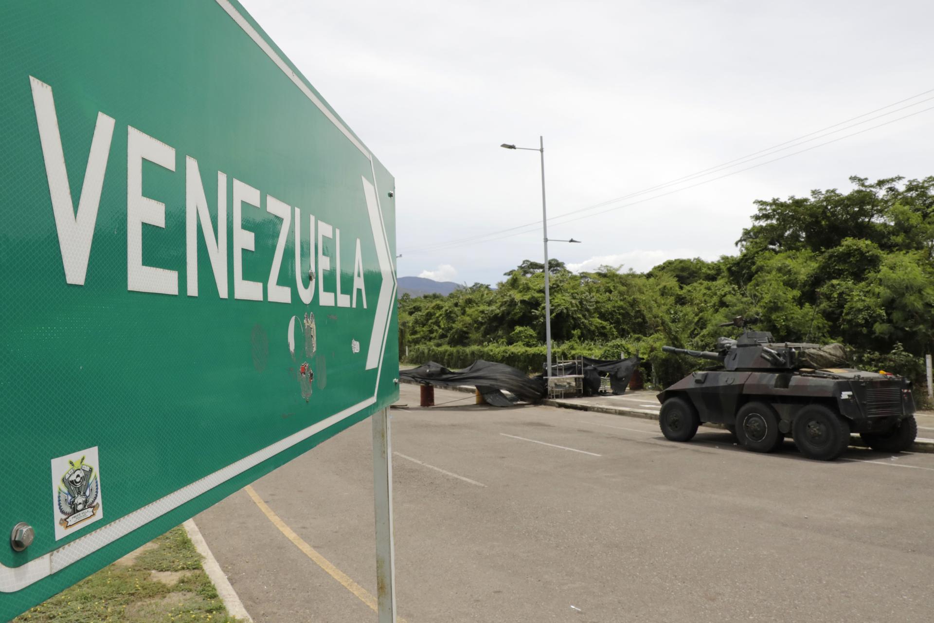 Puente Internacional Tienditas que une a Colombia y Venezuela. Foto: Carlos Ortega / EFE
