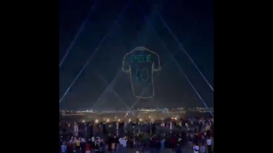 Homenaje de la FIFA a Pelé. Captura de pantalla