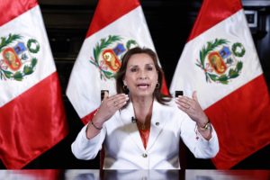 Dina Boluarte, presidenta interina de Perú. Foto: EFE / Presidencia Del Perú.