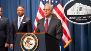 Fiscal general de Estados Unidos, Merrick Garland. Foto: Twitter @TheJusticeDept