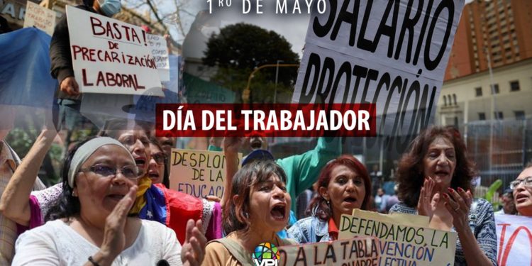 1 de mayo: Trabajadores «celebran» su día en medio de protestas por reivindicaciones salariales