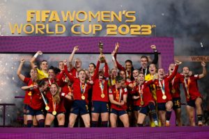 España campeona del Mundial Femenil 2023. Foto: EFE.
