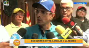 Henrique Capriles Radonski, dirigente político venezolano.