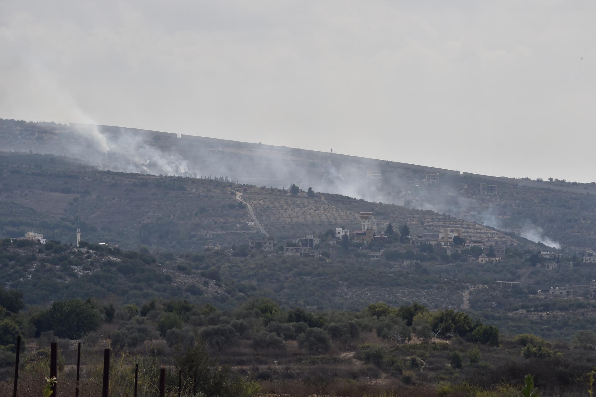 Frontera entre Israel y Líbano. Foto: EFE.