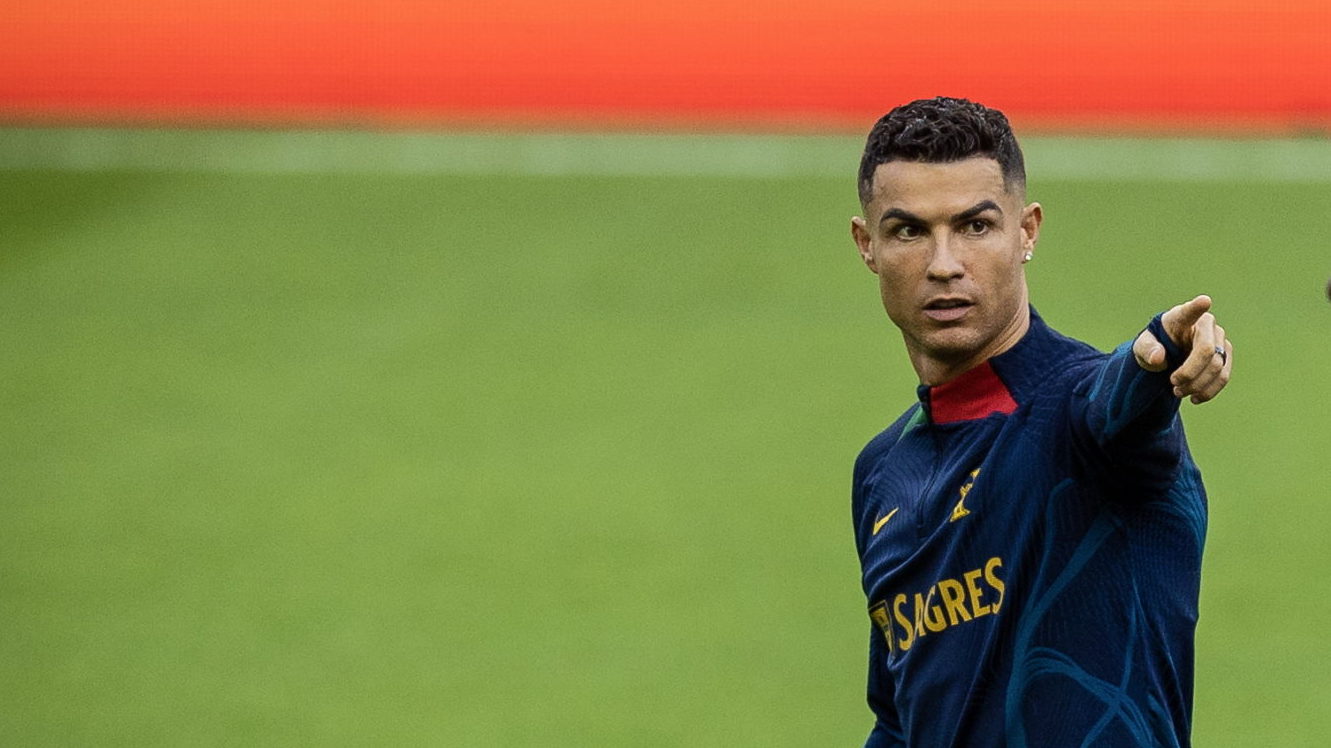 Cristiano Ronaldo con la selección de Portugal. Foto: EFE