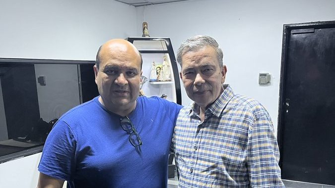 Roland Carreño (i) y Gerardo Blyde (d).