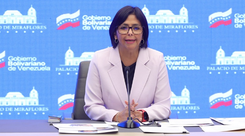 Delcy Rodríguez Foto: Prensa Presidencial.