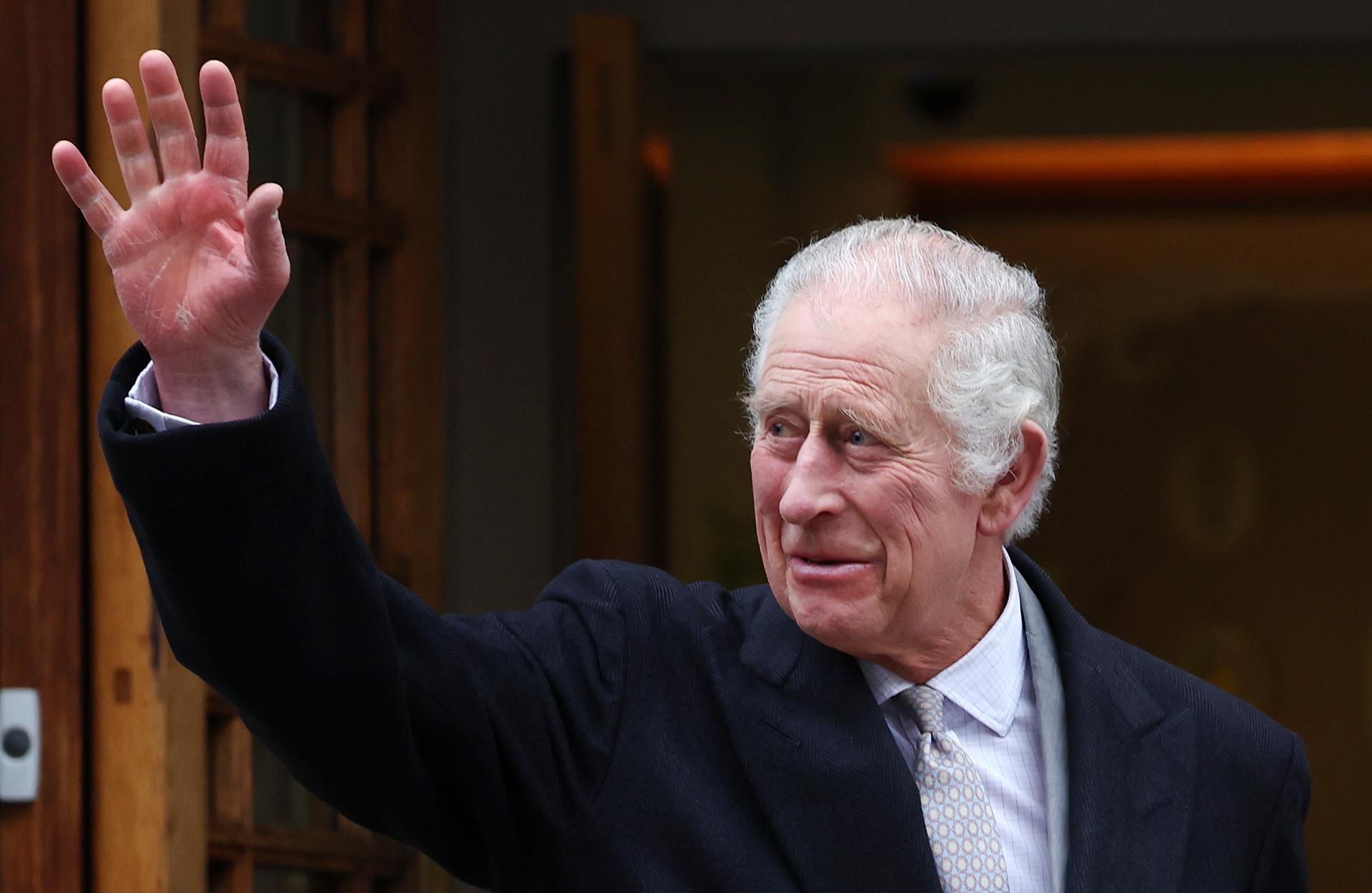 Rey Carlos III de Inglaterra. Foto: EFE.