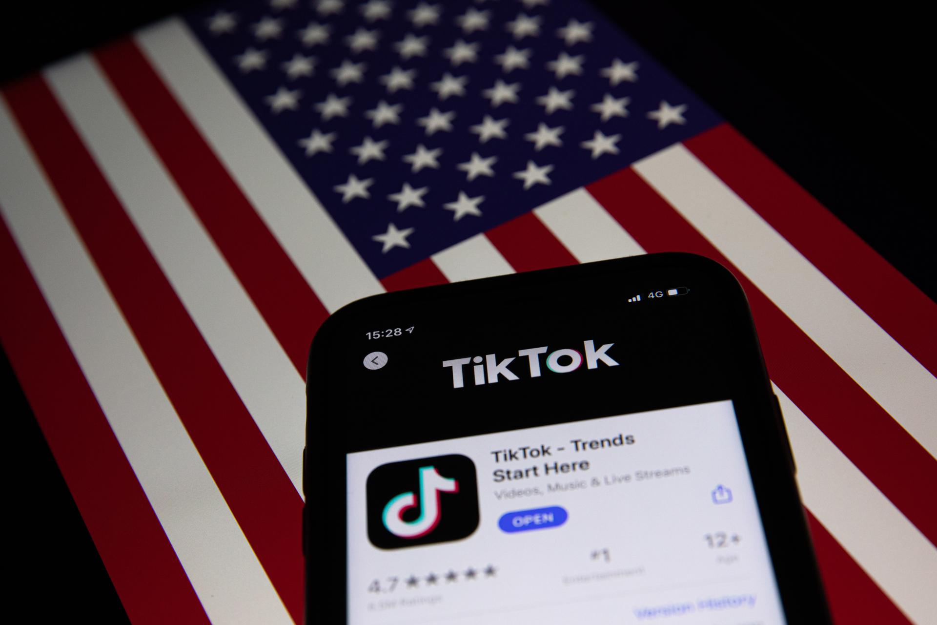 TikTok Estados Unidos. Foto: EFE