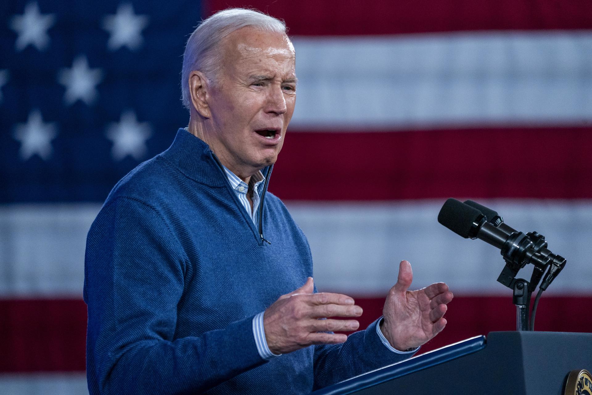 Joe Biden, presidente de los Estados Unidos. Foto: EFE.