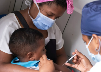 Vacunación infantil en Venezuela. Foto: Unicef.