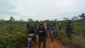 Fuerza Armada de Venezuela en operativos contra la minería ilegal en Amazonas. Foto: FANB.