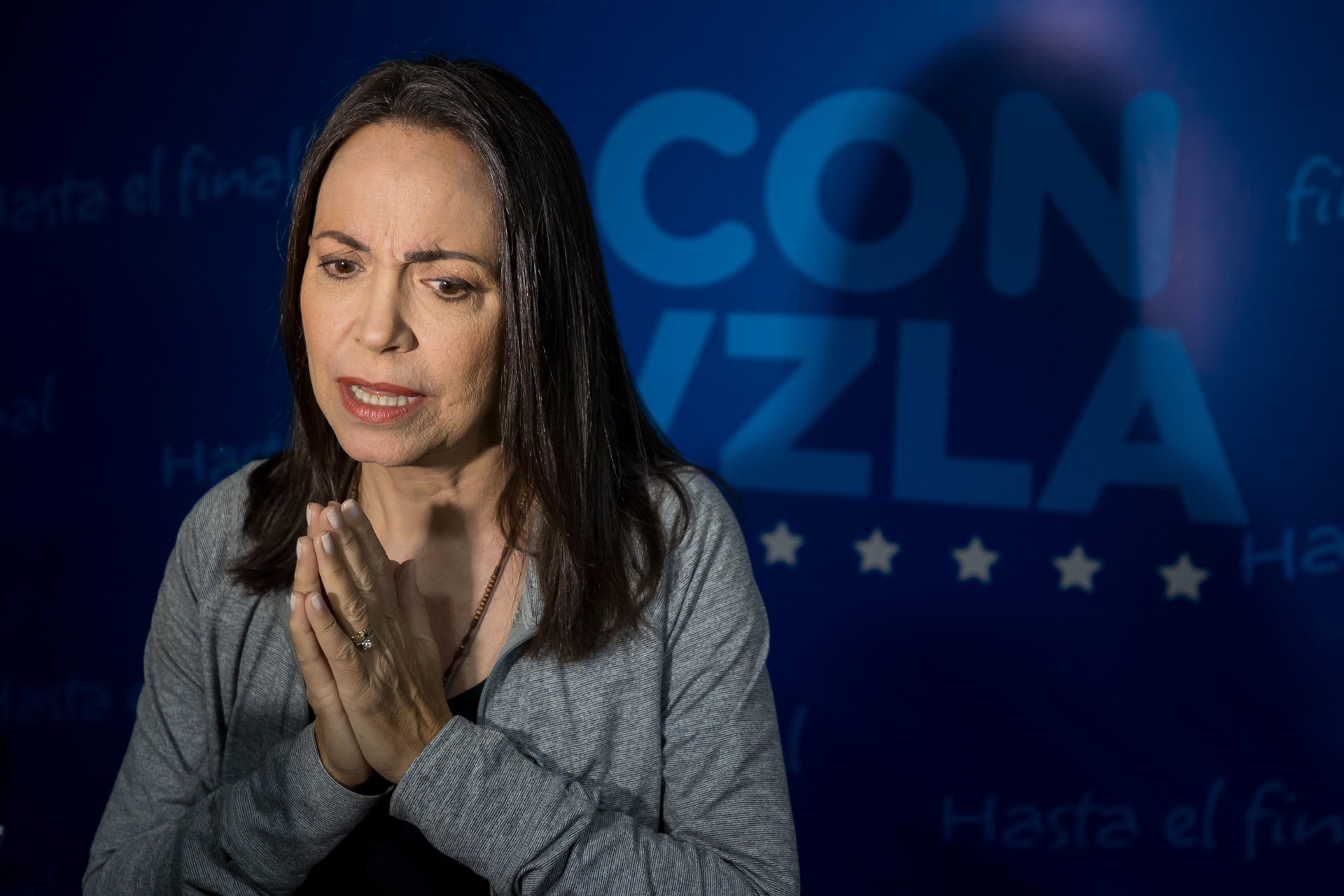 María Corina Machado, líder política venezolana. Foto: EFE.