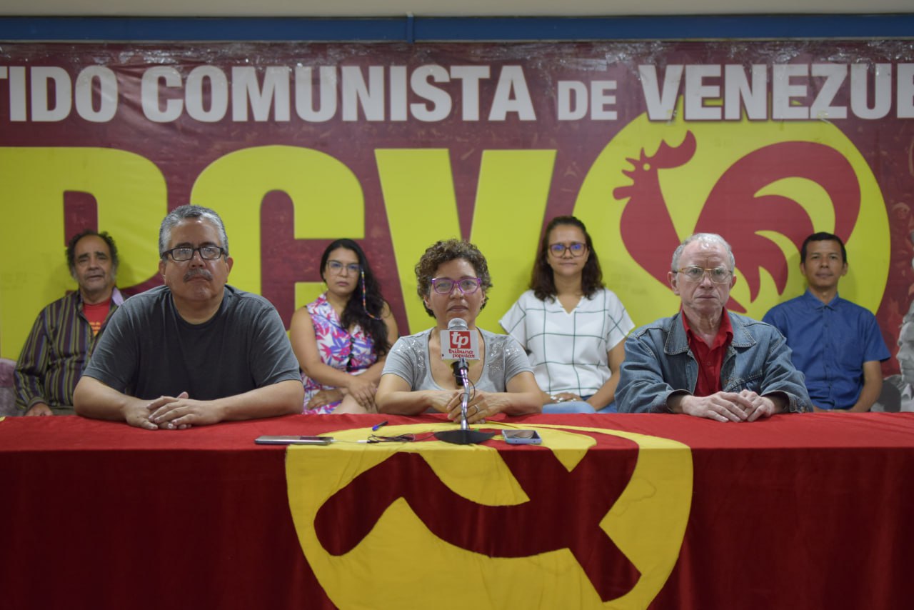 Dirigencia del Partido Comunista de Venezuela.