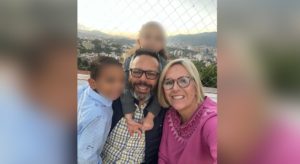 Rafael Tudares Bracho (centro), preso político y yerno de Edmundo González.
