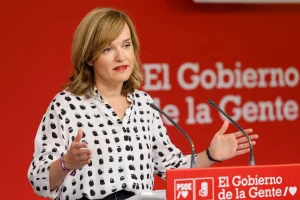 Pilar Alegría, portavoz del gobierno de España. Foto: EFE.