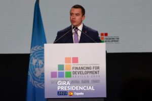 Daniel Noboa, presidente de Ecuador. Foto: Presidencia de Ecuador.
